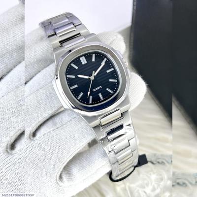Men's Square Watch with Chain Strap - 1 Pc