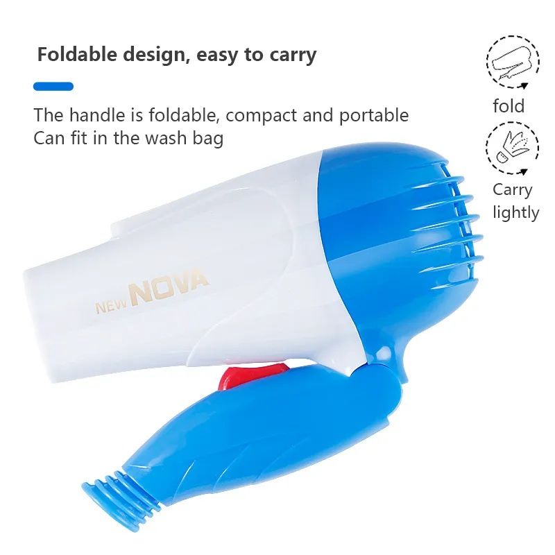 Professional foldable hair dryer machine for girls/men/women comes with 2 speeds