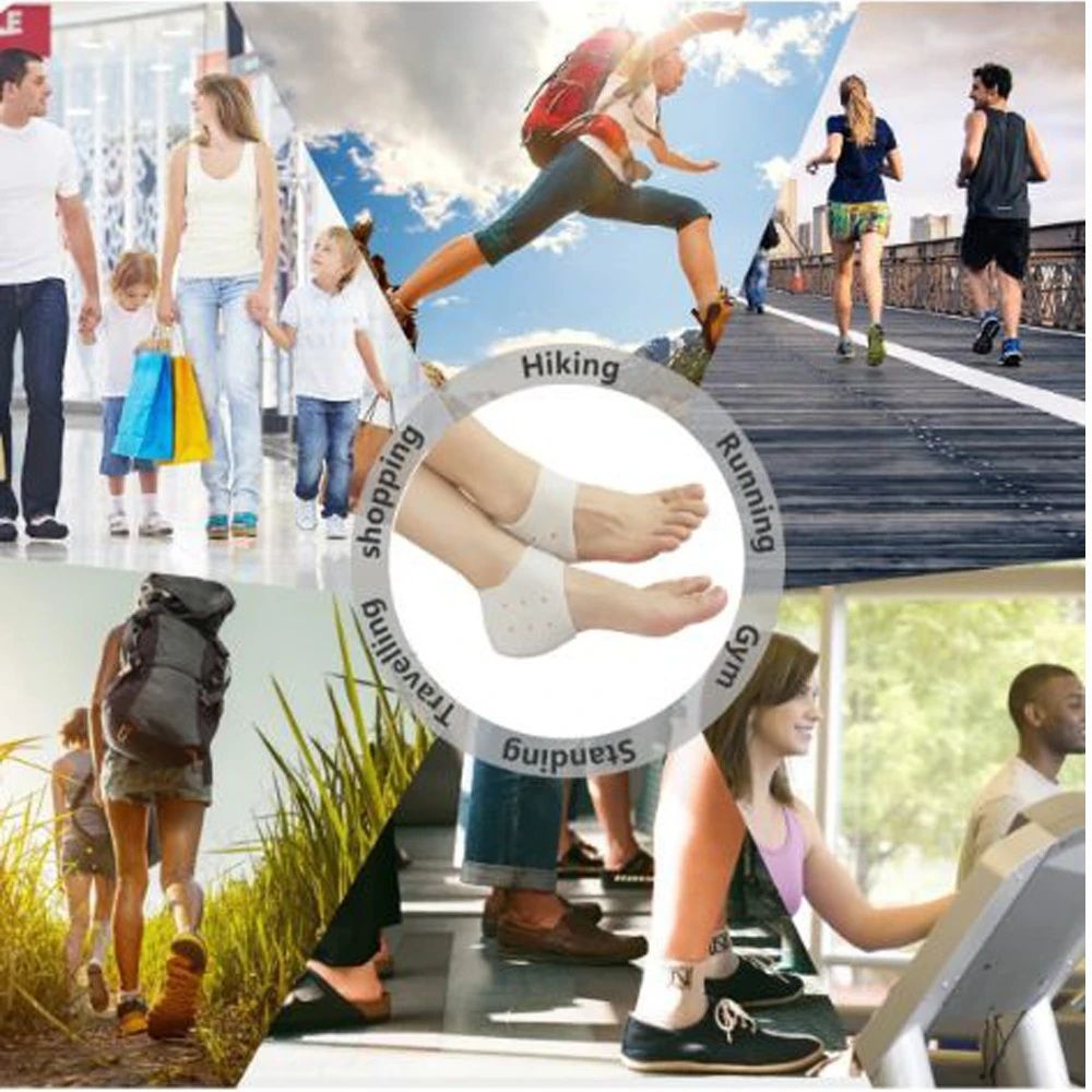 Silicone Heel Pads, Anti Crack Heel Protector,